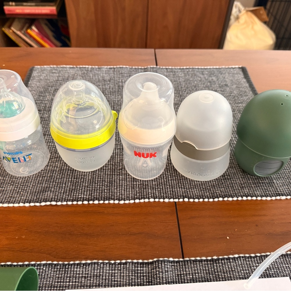 5 Assorted Baby Bottles
